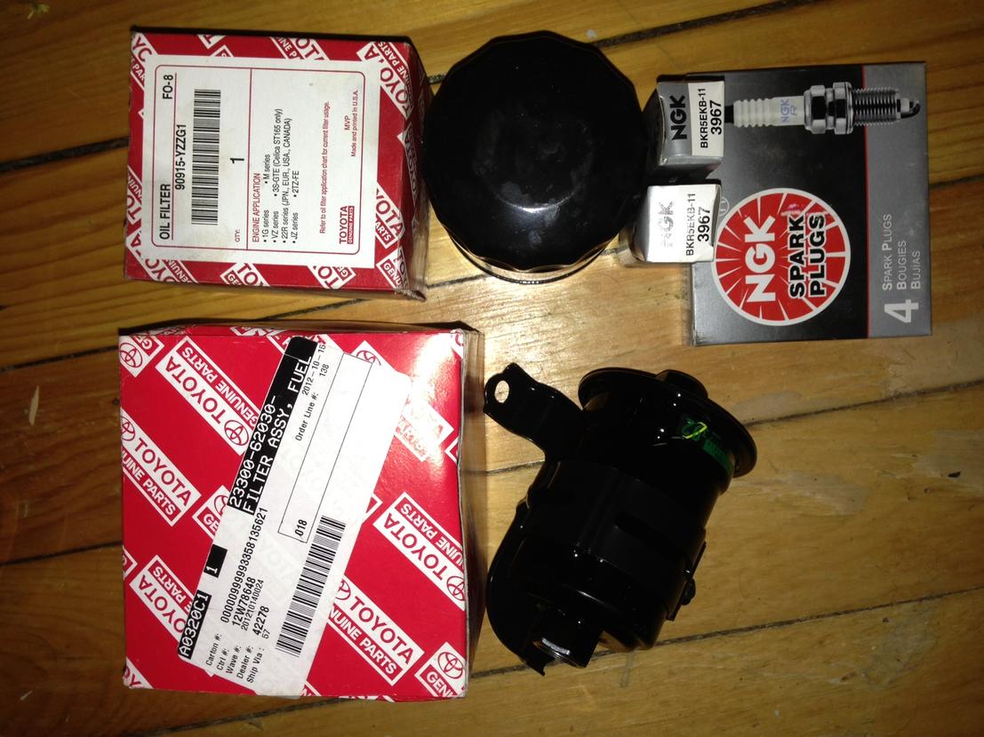 FS: 96-01 Fuel Filter, Oil Filter, &amp; Spark Plugs Package: -photo-17-jpg